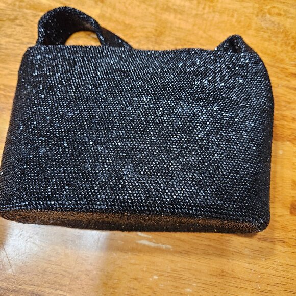 Ventage Black Beaded Cocktail Purse - Picture 2 of 5